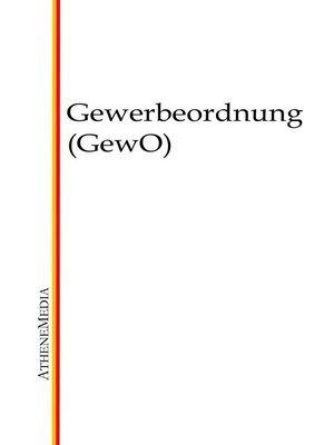cover image of Gewerbeordnung (GewO)